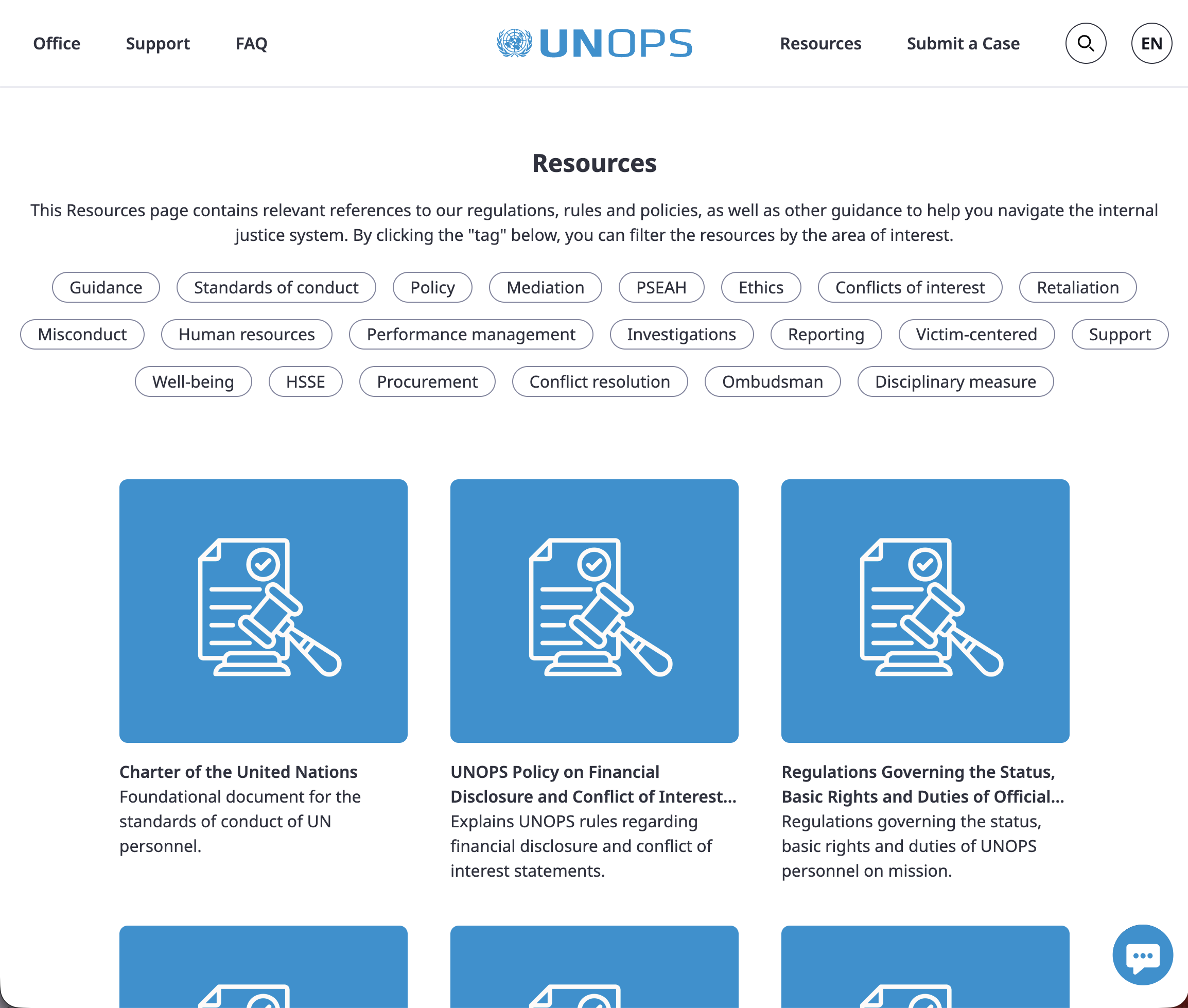 UNOPS Integrity Portal